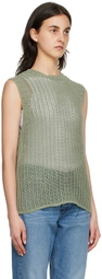 rag & bone Green Riley Tank Top