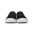 Saint Laurent Black Canvas Malibu Sneakers