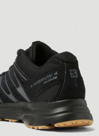 Salomon - X-Mission 4 Suede Sneakers in Black