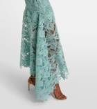 Costarellos Janica silk lace gown
