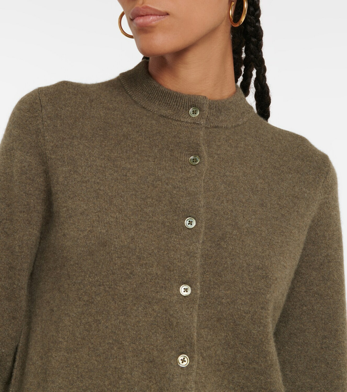 Extreme Cashmere N°140 Little cashmere-blend cardigan