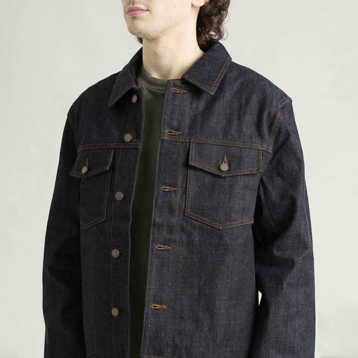 Entire Studios Men's Classic Jacket in Raw Indigo