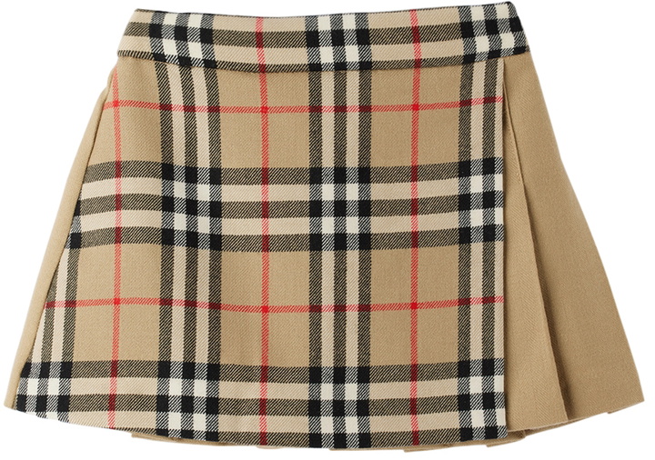 Photo: Burberry Baby Beige Vintage Check Skirt
