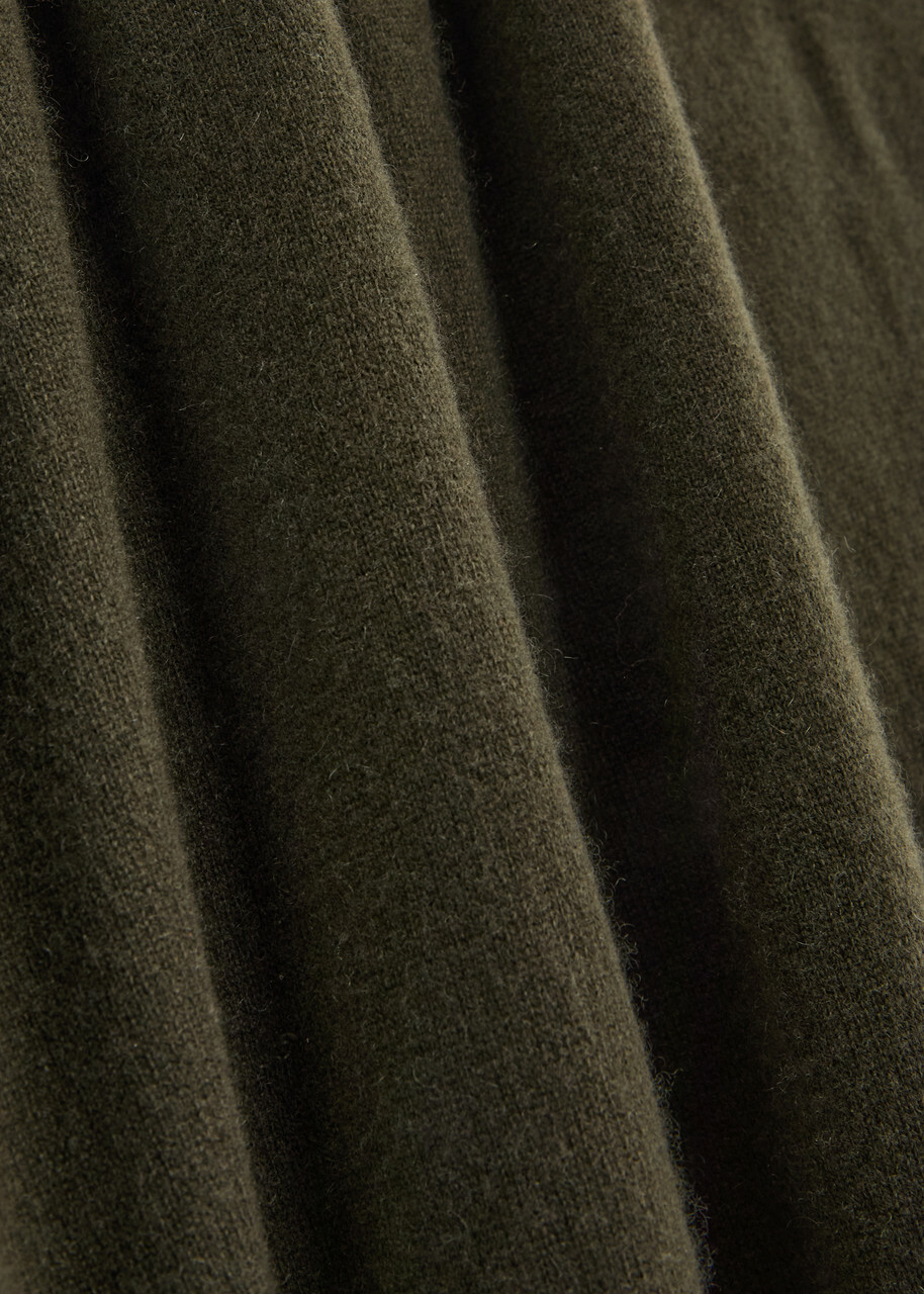 Vince Cashmere Blanket Scarf - Dark Grey - One Size