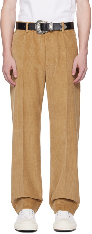 Photo: Dsquared2 Tan Relaxed Trousers