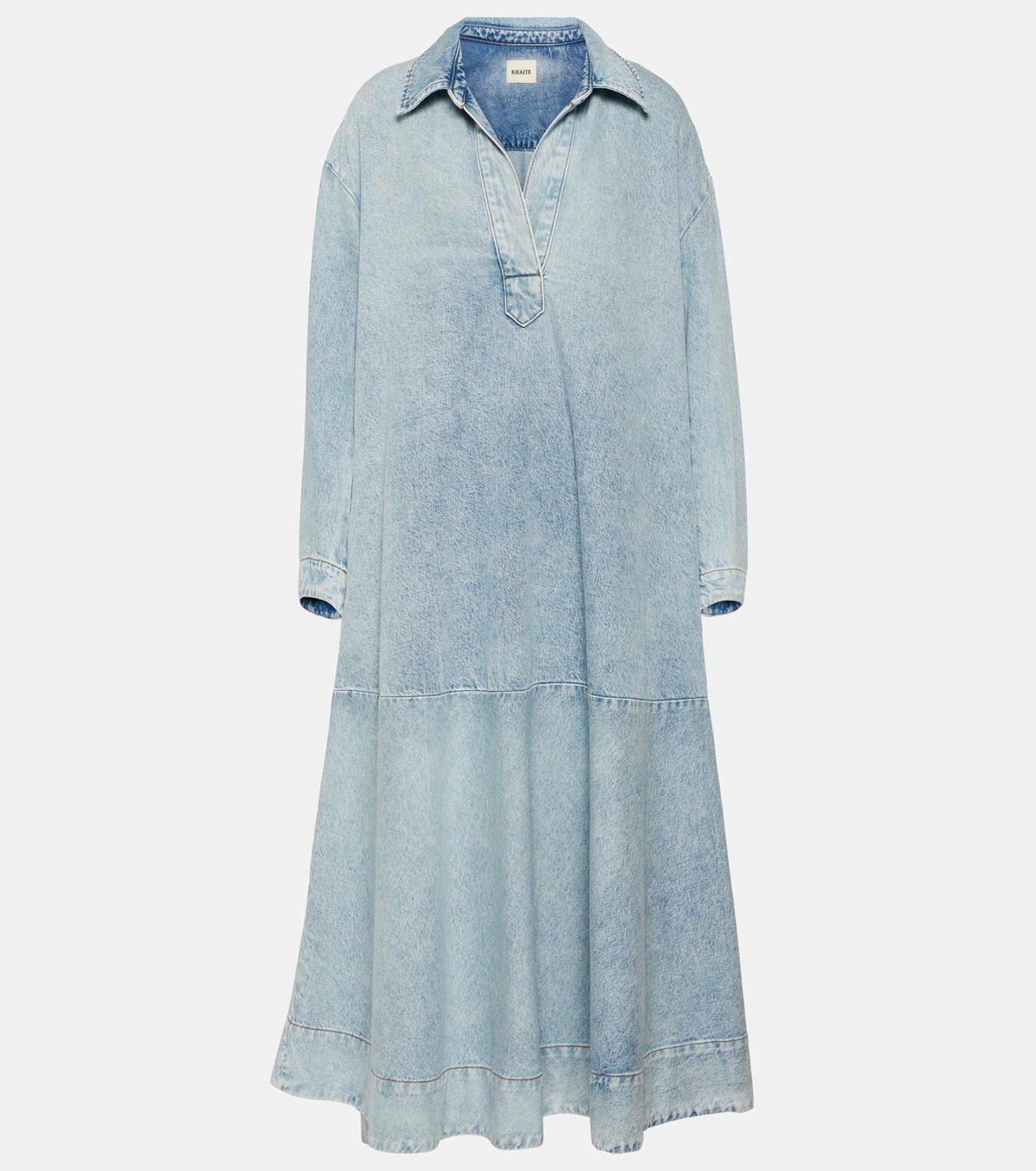 Khaite Franka cotton denim maxi dress Khaite Khaite Franka cotton denim maxi dress Khaite