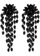 Isabel Marant Hanabi Beaded Clip-on Drop Earrings - Black - One Size