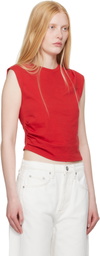 rag & bone Red Mica Sleeveless Top