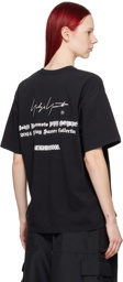 YOHJI YAMAMOTO Black NEIGHBORHOOD Edition T-Shirt
