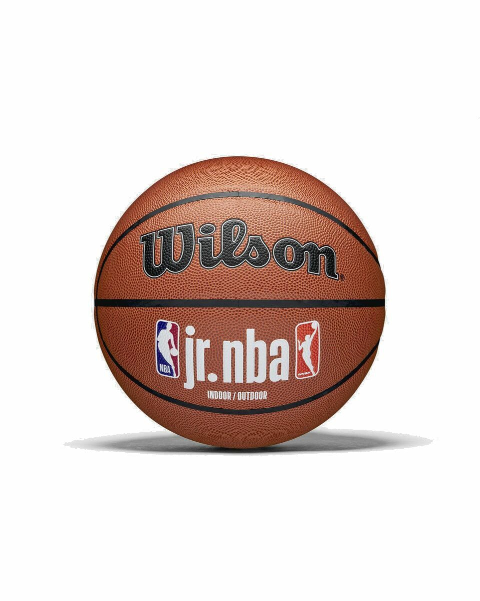 Photo: Wilson Jr Nba Fam Logo Indoor Outdoor Bskt 6 Brown - Mens - Sports Equipment