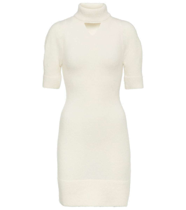 Photo: Patou Turtleneck alpaca-blend minidress