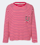 Bode Horseshoe striped cotton jersey T-shirt