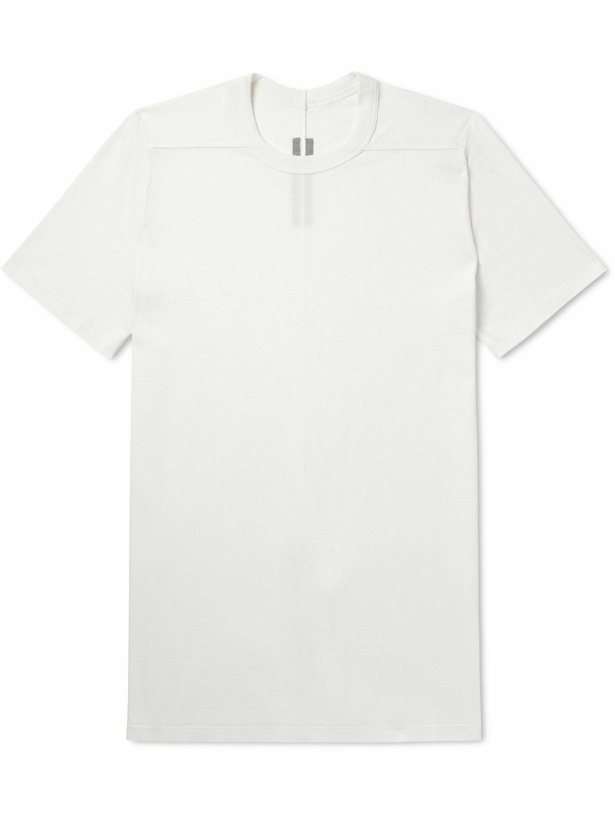 Photo: Rick Owens - Slim-Fit Cotton-Jersey T-Shirt - Neutrals