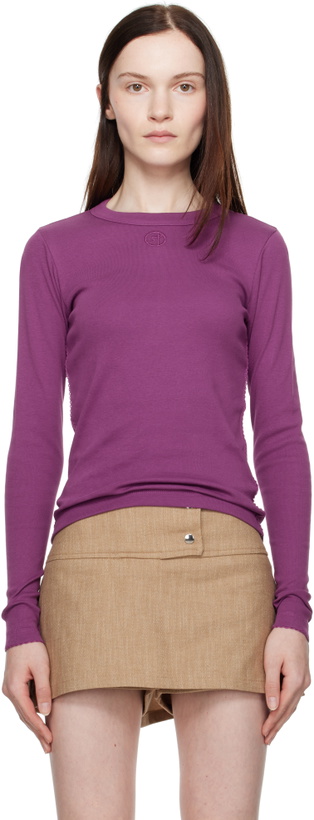 Photo: Saks Potts Purple Eloise Longsleeve T-shirt