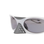 Oakley Plantaris Sunglasses in Matte Vapor/Prizm Grey 