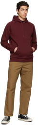 Carhartt Work In Progress Burgundy Chase Hoodie