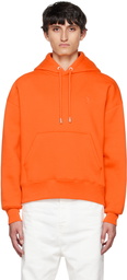 AMI Paris Orange Ami de Cœur Hoodie