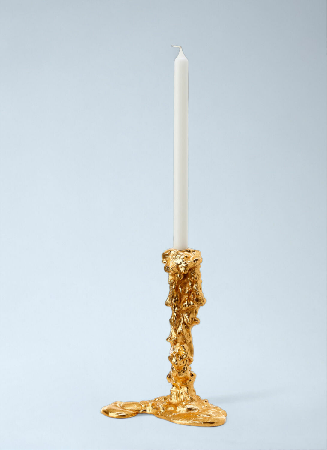 POLSPOTTEN Sculpted Metal Candle Holder