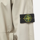 Stone Island Men's Light Soft Shell-R Hooded Jacket in Dove Grey