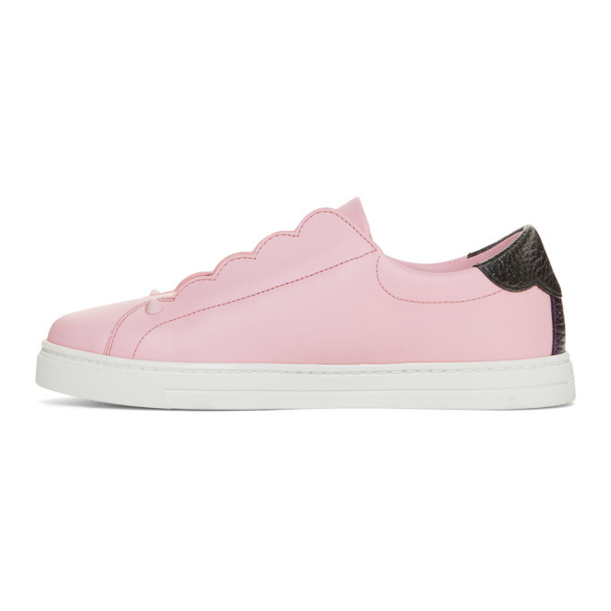 Fendi Pink Lurex Logo Sneakers Fendi