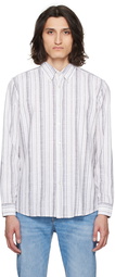 BOSS White Striped Shirt