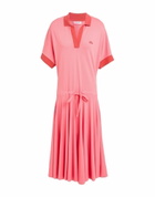 Lacoste Womens Midi dress Coral