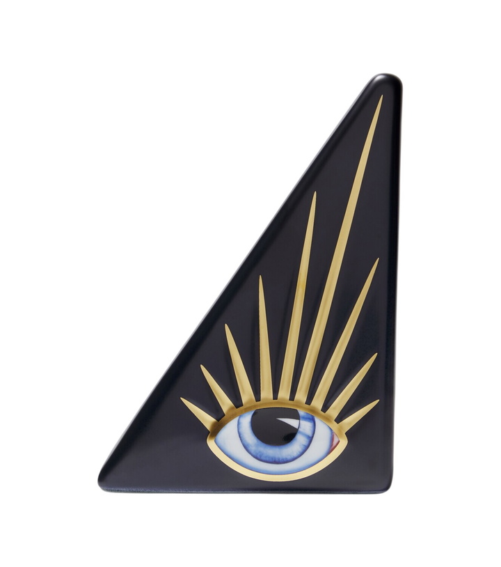 Photo: L'Objet Lito gold-plated porcelain bookend