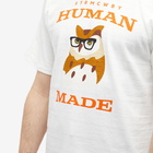 Human Made Men's Owl Glasses T-Shirt in White