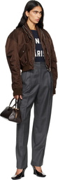 Givenchy Gray Double Pleat Trousers