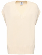 ADIDAS ORIGINALS - Logo Embroidered Cotton Knit Vest