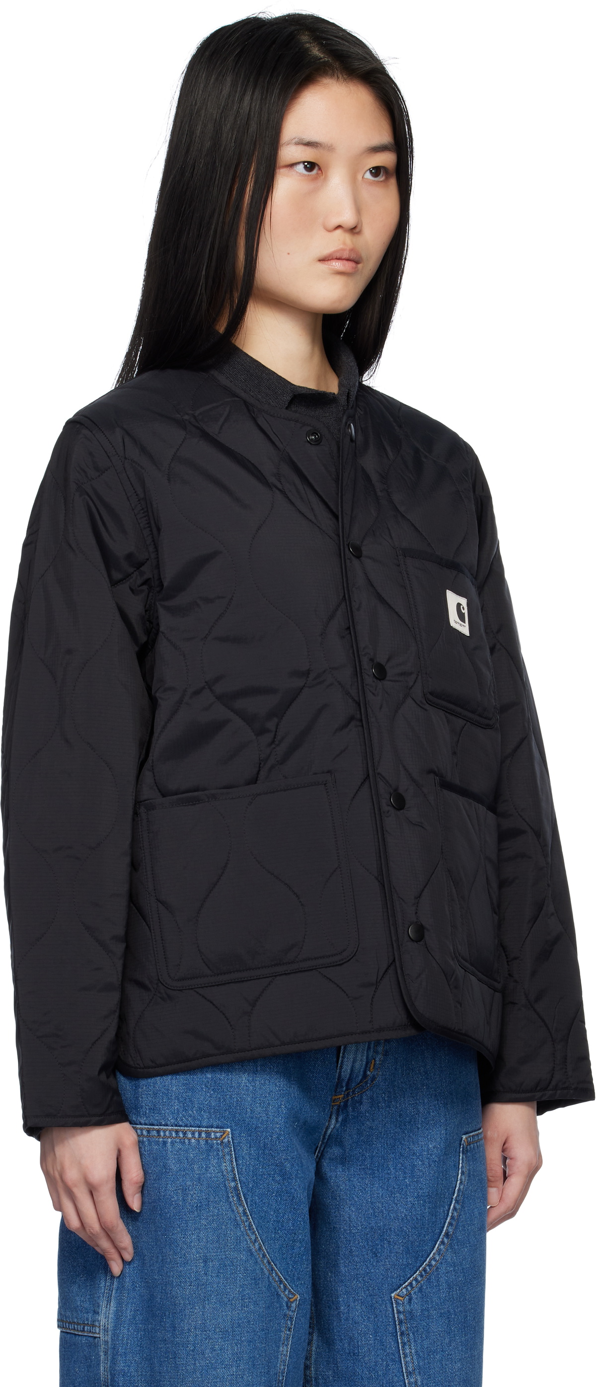 Carhartt Work In Progress Black Skyler Liner Puffer Jacket