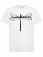 ALEXANDER MCQUEEN - Dragonfly Printed Cotton T-shirt