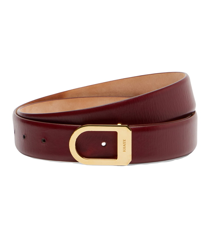 Photo: Khaite Saddle leather belt