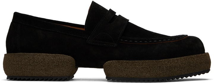 Photo: Dries Van Noten Black Platform Loafers