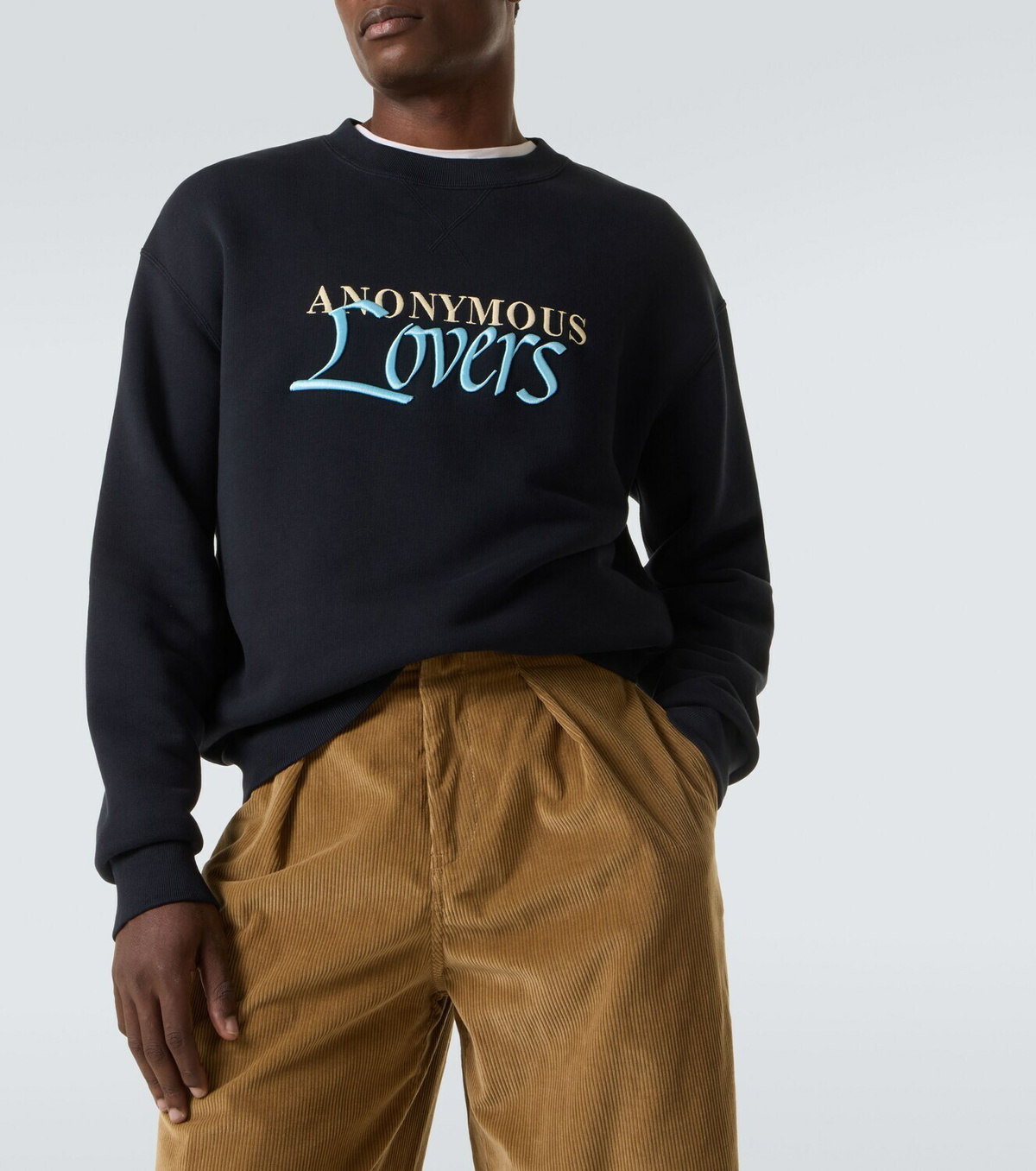 JW Anderson Anonymous Lovers embroidered sweatshirt