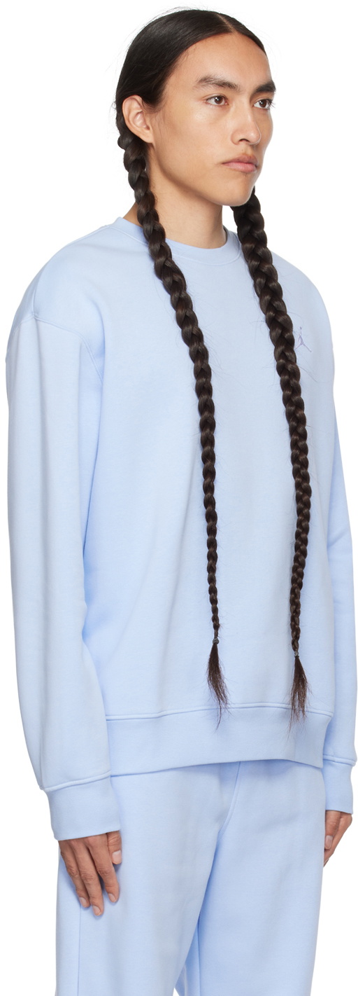 Nike Jordan Blue Embroidered Sweatshirt