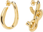 Givenchy Chain Link Asymmetric Earrings