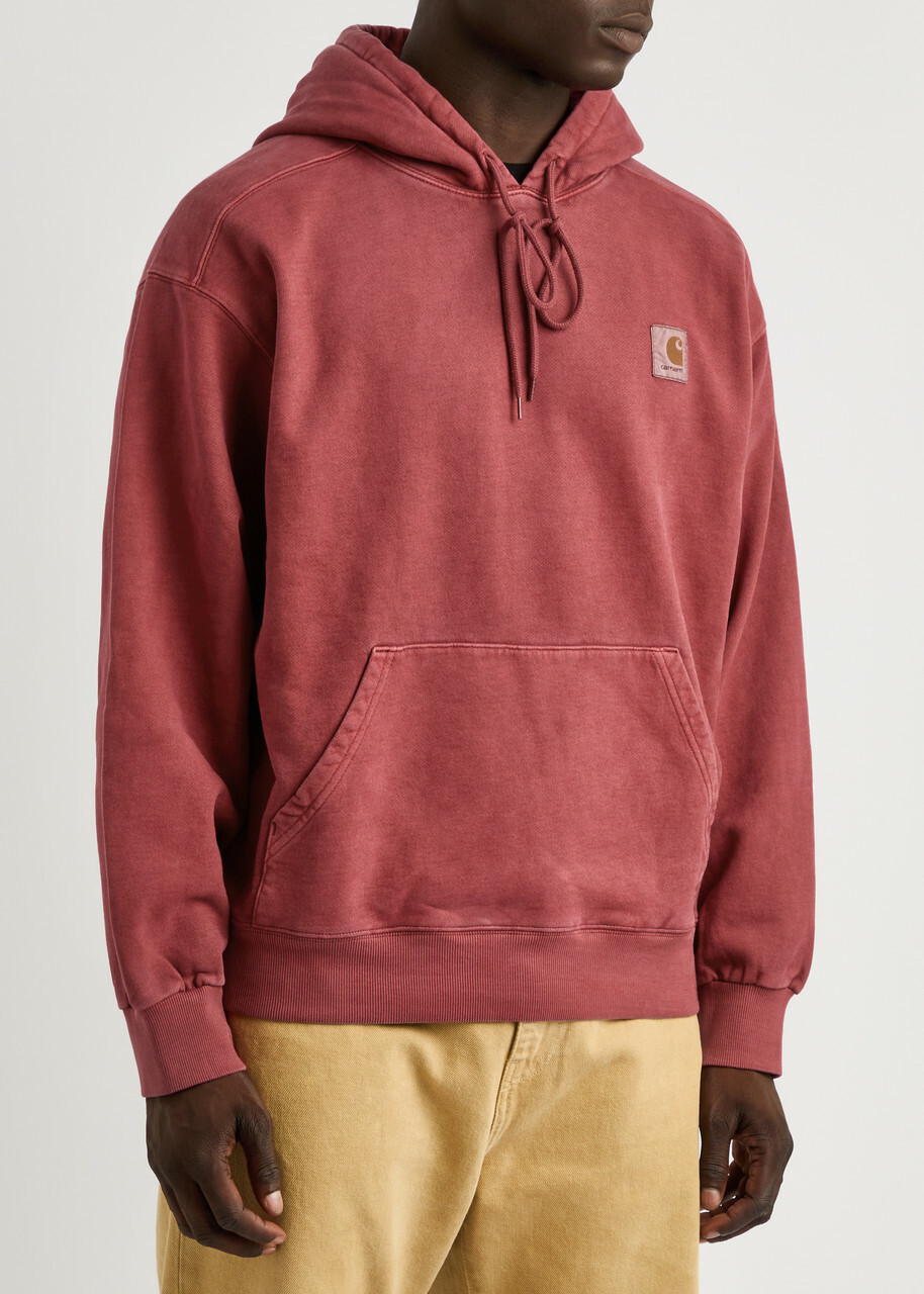 Carhartt Wip Vista Hooded Cotton-blend Sweatshirt Red