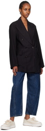 Our Legacy Black Sharp DB Blazer