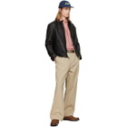 Polo Ralph Lauren Black 'The Bayville' Leather Jacket