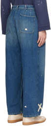 Maison Margiela Indigo Distressed Jeans