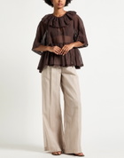 Cawley Womens Top Chocolate in Brown