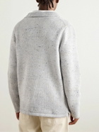 Inis Meáin - Town Merino Wool and Cashmere-Blend Cardigan - Gray