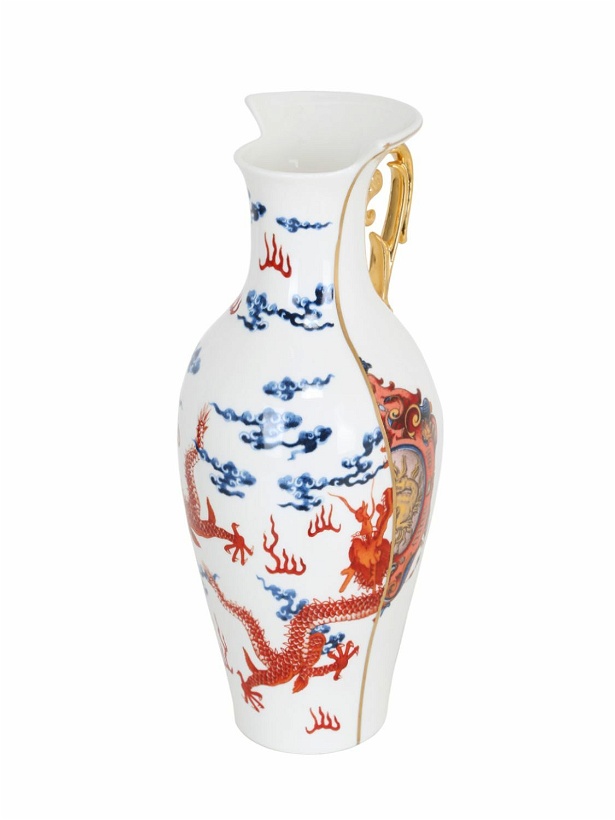 Photo: SELETTI Hybrid Adelma Bone China Vase