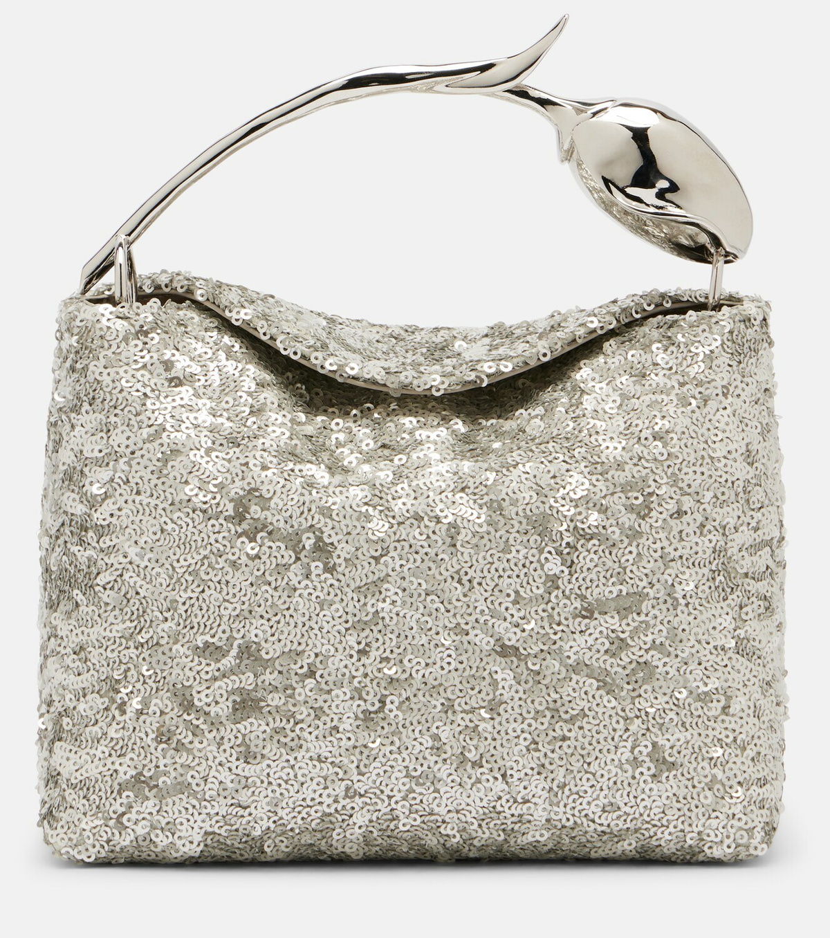 Erdem Bloom Mini sequined top-handle bag