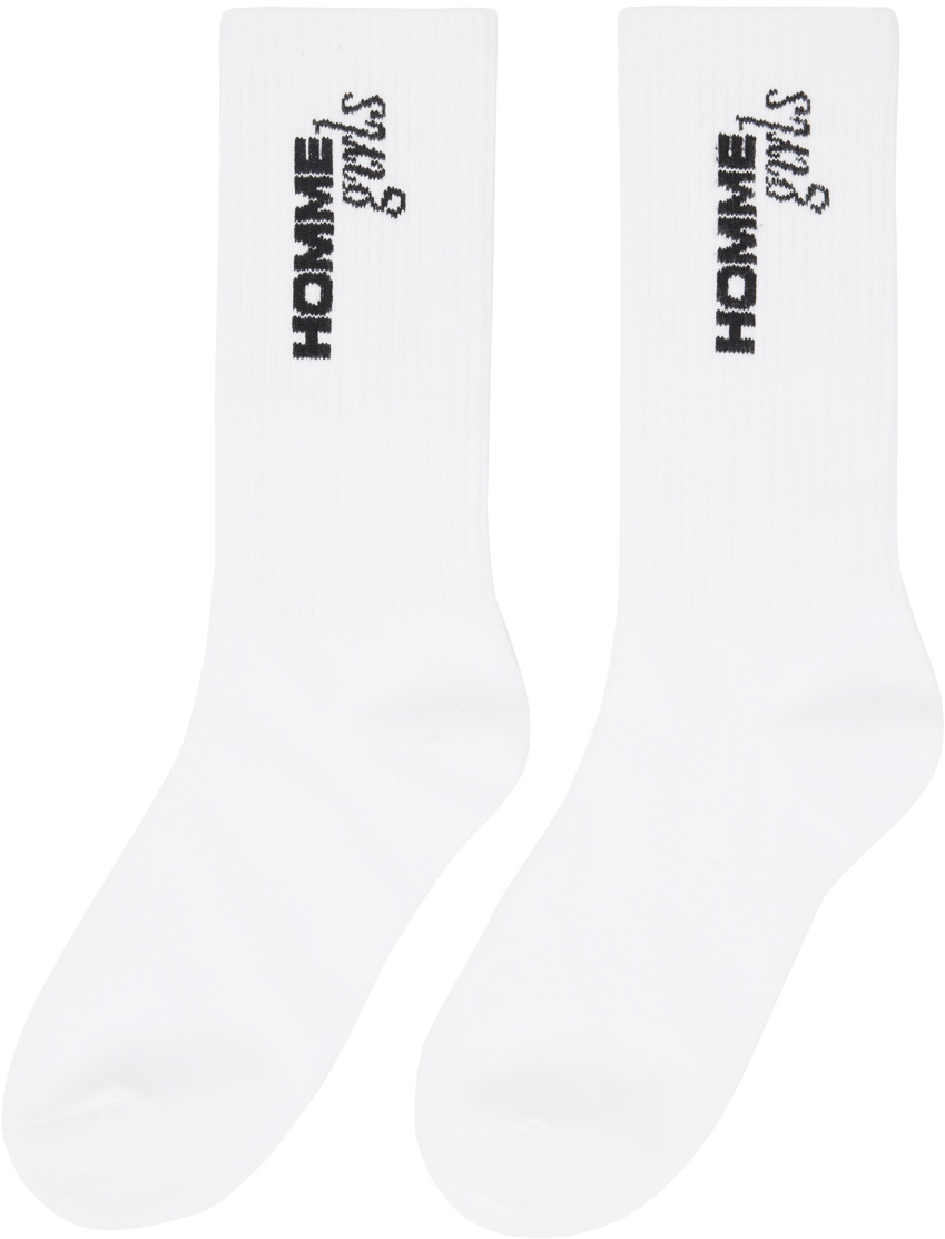 HommeGirls Three-Pack White Original Socks