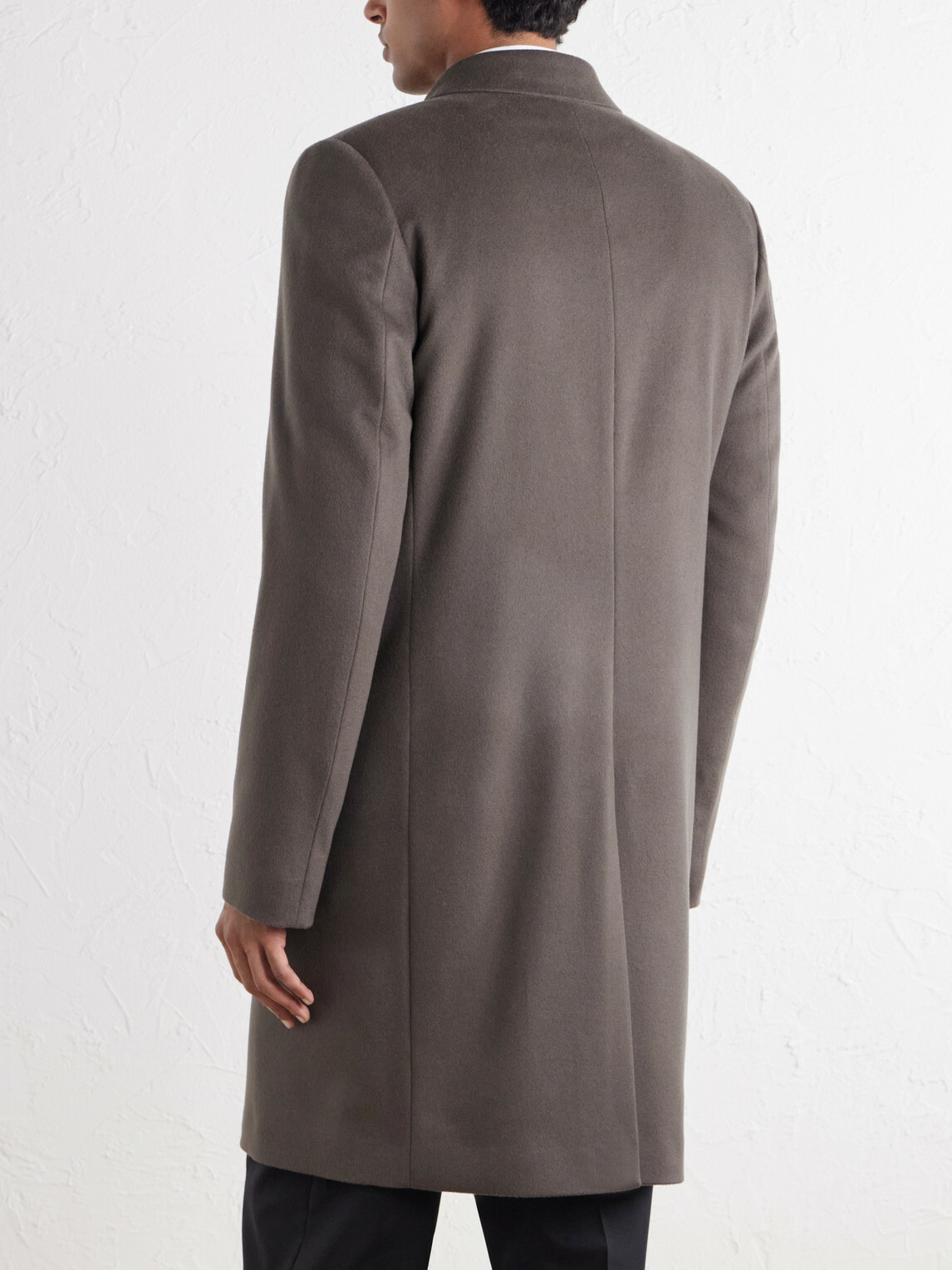 Paul Smith - Double-Breasted Wool and Cashmere-Blend Coat - Gray