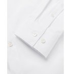 Theory - Sylvain Slim-Fit Stretch Cotton-Blend Poplin Shirt - White