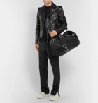Valentino - Logo Webbing-Trimmed Nylon Duffle Bag - Men - Black
