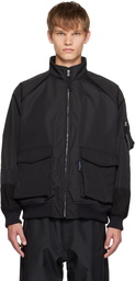 Comme des Garçons Homme Black Paneled Jacket